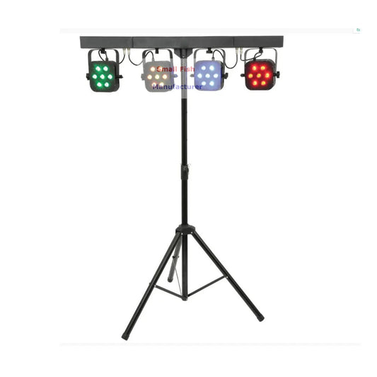 Artfan 7X40W RGBW LED Par Kit with Stand - High Quality Professional DJ Equipment