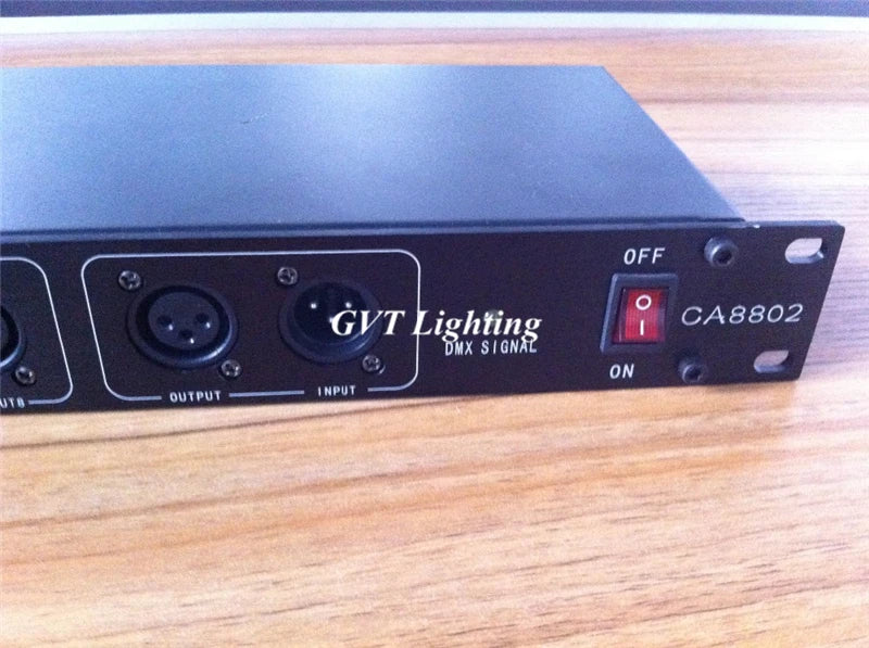 Artfan 8-Port DMX Signal Amplifier Splitter for LED Lights - Signal Repeater & Distributor