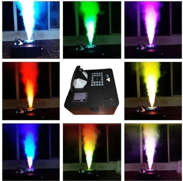 Artfan LED RGB 3in1 Smoke Machine 9x24W DMX Fog Machine Stage Special Effects