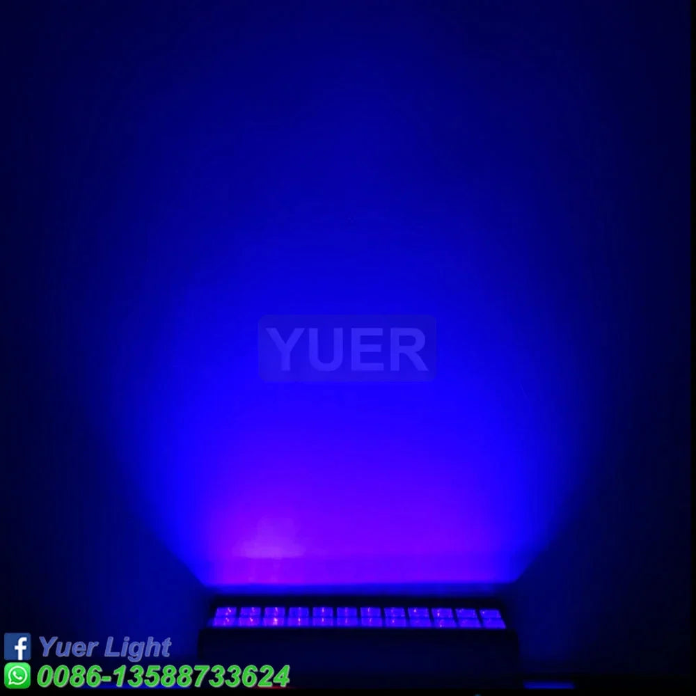Artfan 24X3W LED UV Bar Stage Light for Club Disco Party, DMX512 Control