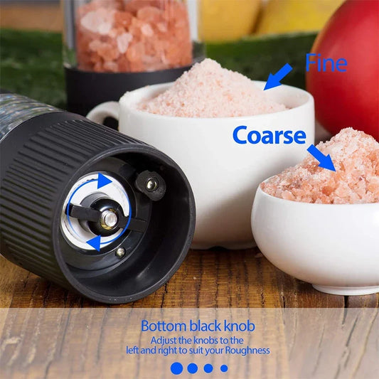 Artfan Automatic Salt Pepper Grinder | Electric Spice Mill for Seasoning Adjustable Coarseness