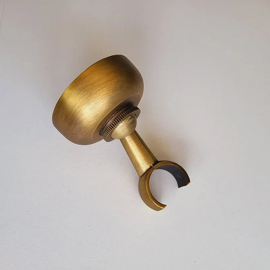 Artfan Antique Brass Hand Shower Holder Hook Pedestal Bracket Wall Mount Bathroom Accessories