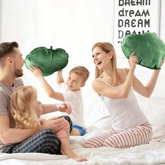 Artfan 3D Leaf Throw Pillow | Soft Plush Toy Cushion for Home Car Bedroom