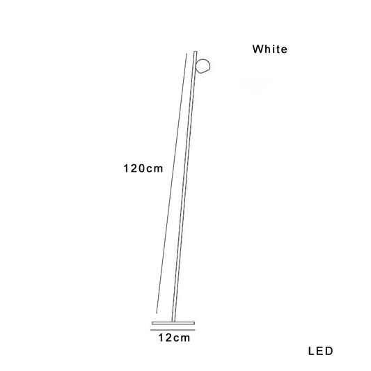 Artfan lighting Black LED Floor Lamp: Sleek Minimalist Nordic Design for Home Decor