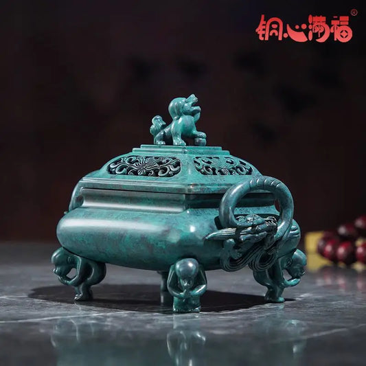 Artfan Aromatherapy Brass Incense Stove for Home and Office Decoration
