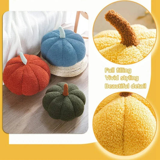 Artfan 3D Pumpkin Throw Pillow for Home Decoration in Living Room Sofa Couch