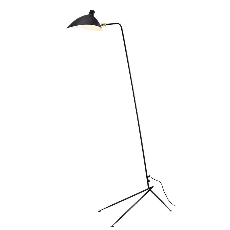 Artfan lighting Black Metal Floor Lamp, Rotatable Lampshade for Parlor Bedroom Reading Lighting.