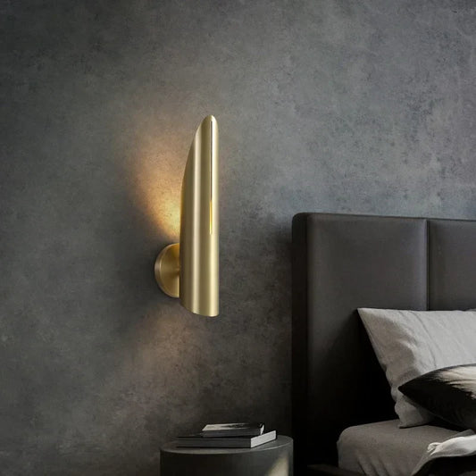 Artfan lighting Black Copper Luxe Wall Lamp - Nordic Retro Style for Living Room, Staircase, and Aisle