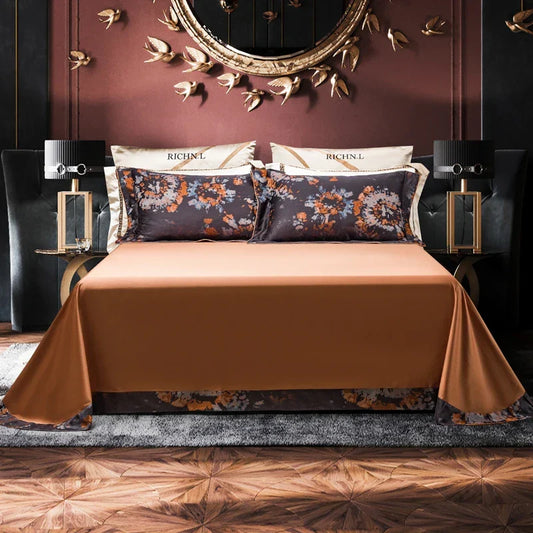 Artfan 1500TC Jacquard Egyptian Cotton Bedding Set for Queen King Linens