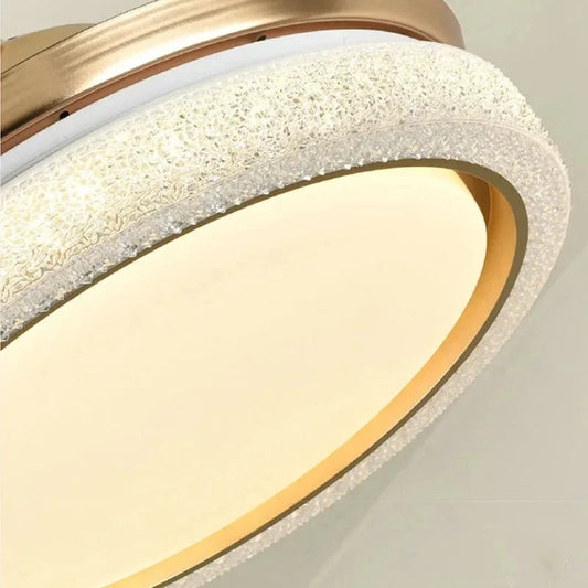 Artfan 42" Invisible Ceiling Fan Light Remote Control LED Retractable Blades.