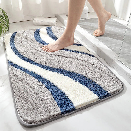 Artfan Absorbent Water Bathroom Mat: Soft, Quick-drying, Anti-slip Large Bath Rug