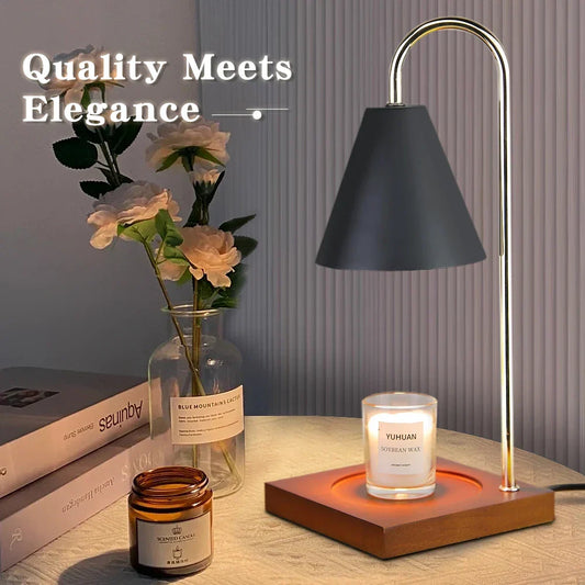 Artfan Aromatherapy Melting Lamp with Timer - Modern Table Decoration and Candle Warmer