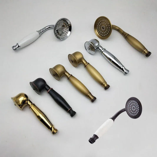 Artfan Antique Handheld Shower Head with Holder, Plumbing Hose, and Toilet Bidet Sprayer