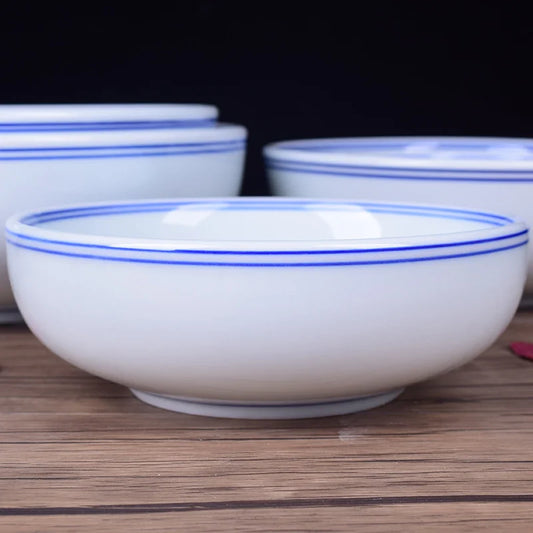 Artfan lighting Blue and White Ceramic Noodle Bowl - Chinese Style Porcelain Tableware