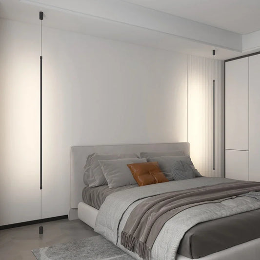 Artfan lighting Black 120cm LED Floor Lamp Modern Home Lighting for Living Room Bedroom Dining
