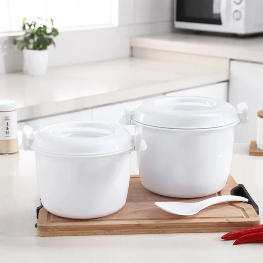 Artfan 6-in-1 Cooking Pot for Microwave Steaming, Rice, Pasta, Soup, and Vegetables