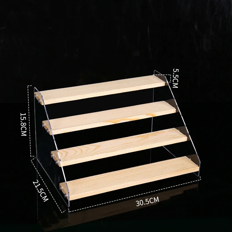Artfan Acrylic Makeup Organizer Display Stand - 5 Layer Clear Cosmetic Holder
