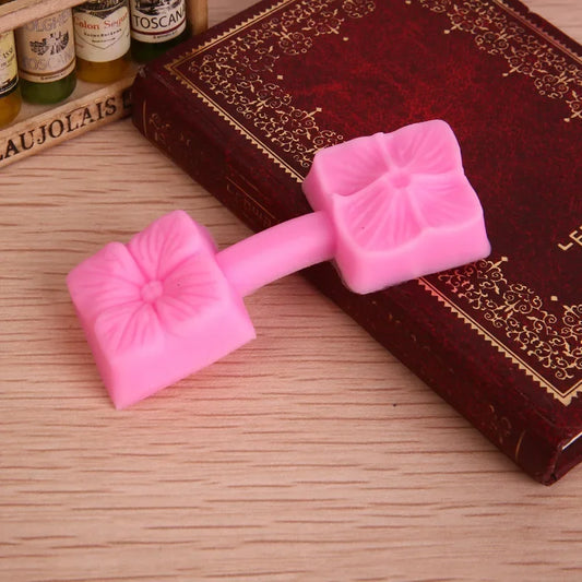 Artfan 3D Five Petals Flower Silicone Mold for Cake Decorating and Baking