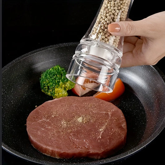 Artfan Acrylic Manual Pepper Grinder | Transparent Salt and Spices Mill Shaker