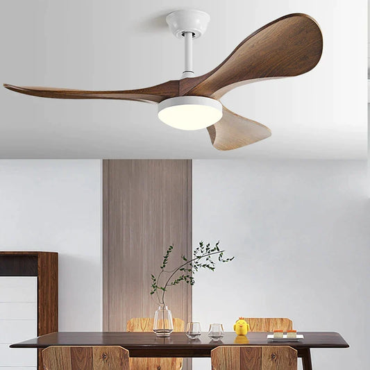 Artfan 52-Inch Modern LED Ceiling Fan Light with Strong Winds and Mute Operation
