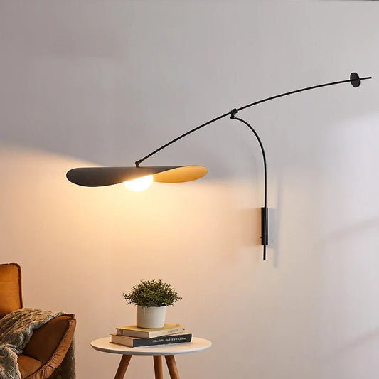 Artfan Adjustable Glass Shade LED Wall Lamp for Home Decor and Reading Light