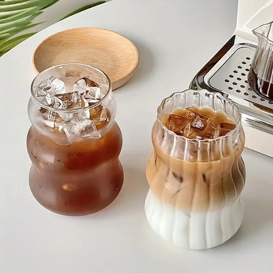 Artfan 500ML Ins Glass Cup - Set of 1 | Heat-Resistant Tumbler for Various Beverages