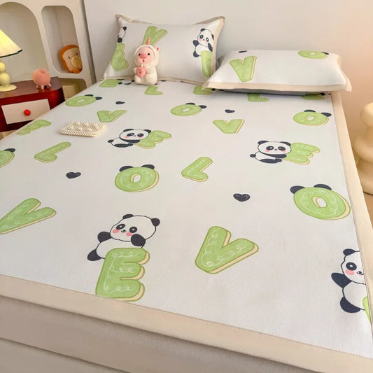 Artfan Antibacterial Pattern Mat Set | Skin-Friendly & Soft Mattress | Summer Air Conditioning