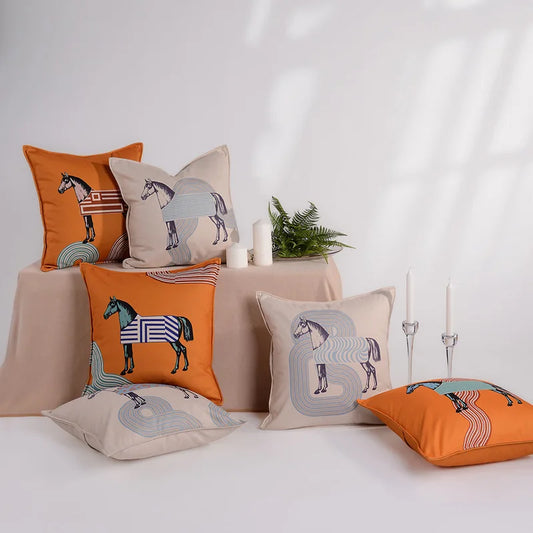 Artfan 45x45 Square Throw Pillowcase - Luxury Fashion for Living Room and Sofa Decor