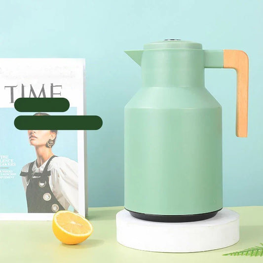 Artfan 2L Insulated Water Thermos Kettle with One-Button Opening and Keep-Warm Feature