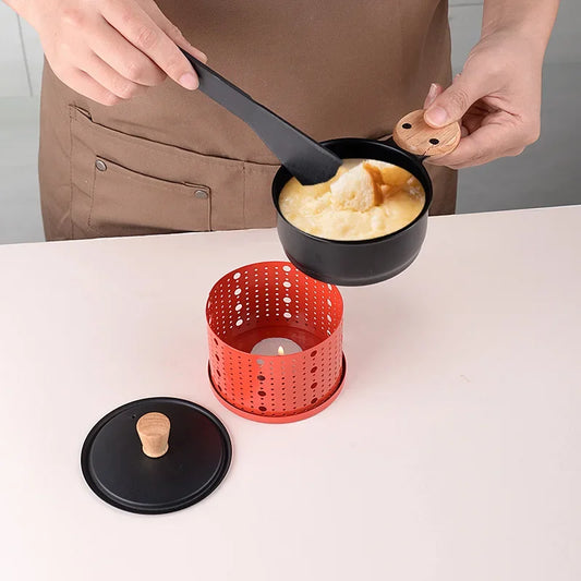 Artfan 3-in-1 Raclette Fondue Set with DIY Pot and Table Grill