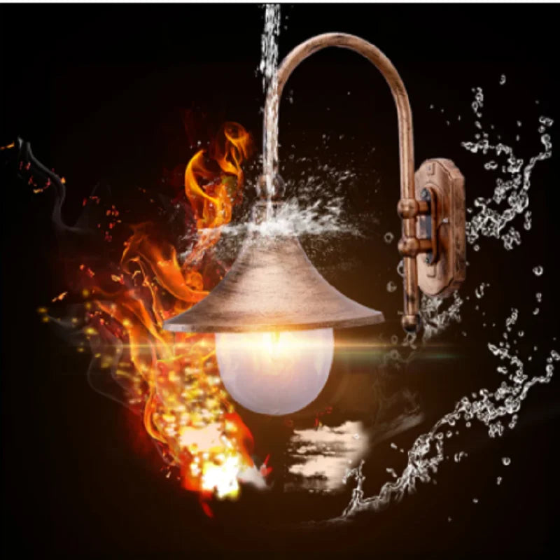 Artfan  Outdoor Waterproof Wall Lamp for Courtyard and Outdoor Areas