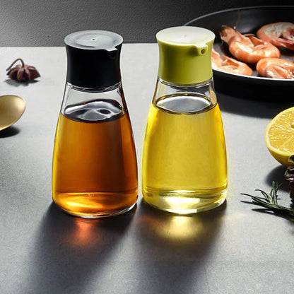 Artfan 170ML Seasoning Bottle with Leak-Proof Design for Oil, Soy Sauce & Vinegar
