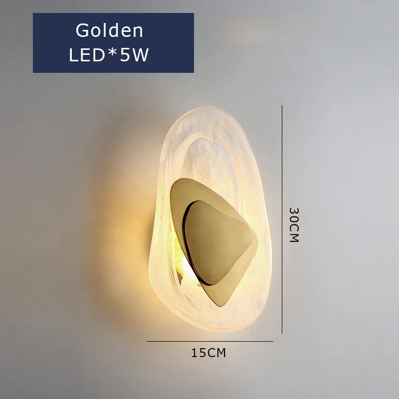 Artfan lighting Black Luxury LED Wall Light for Bedroom Living Room Sconce Lighting