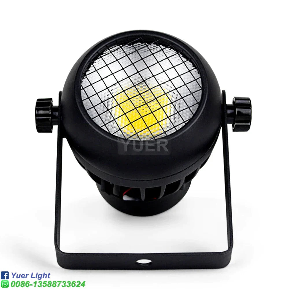 Artfan 60W COB LED Par Light with Barn Doors and DMX Controller for Stage Effects