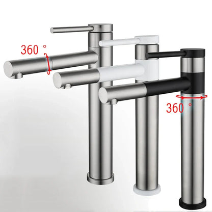 Artfan 360 Rotating Basin Faucet Deck Mounted Single Handle Mixer Tap