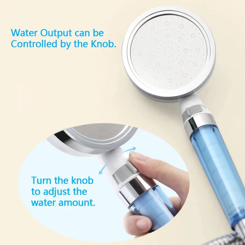 Artfan 10cm Panel Shower Head with 2-layer Filter, High Pressure, Water Saving