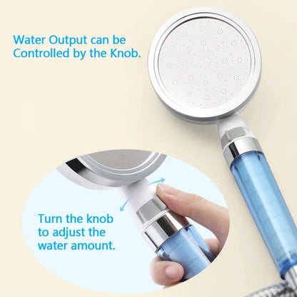 Artfan 10cm Panel Shower Head with 2-layer Filter, High Pressure, Water Saving