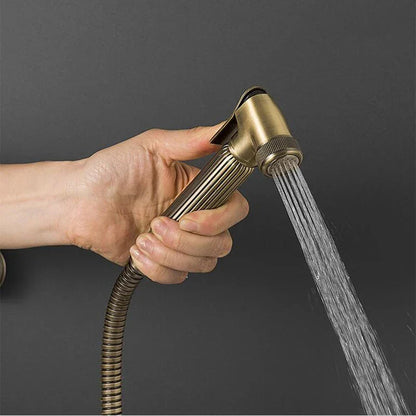 Artfan Antique Bronze Douche Bidet Sprayer Set with Copper Valve - Jet Shower Head