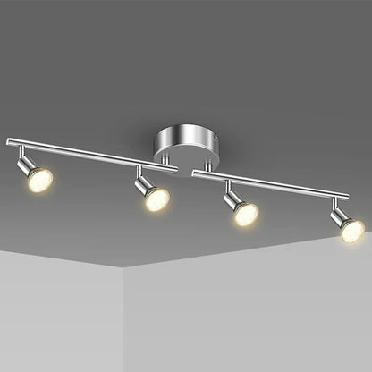 Artfan 6 Head LED Ceiling Light GU10 Adjustable Angle Spot Lamp for Living Room Bedroom