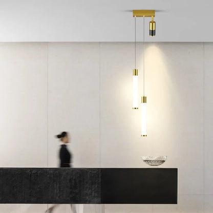 Artfan lighting Black Gold Hanging Pendant Lamp: Modern Luxury Bedroom & Living Room Lighting