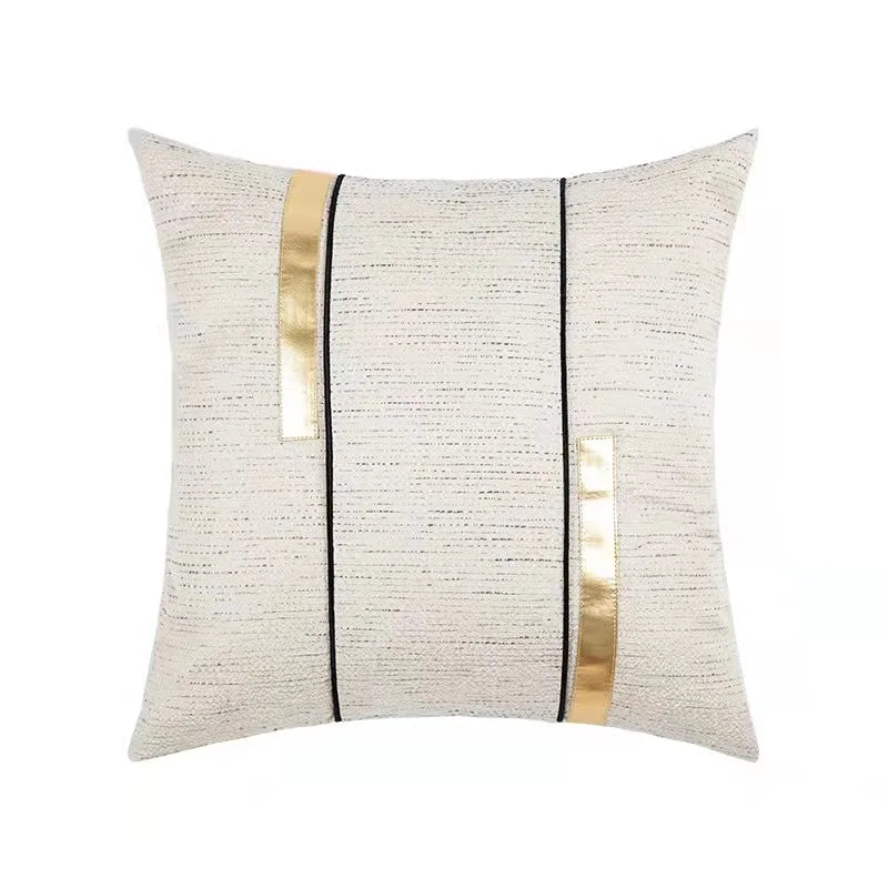 Artfan lighting Black Stripe Jaquard Cushion Cover for Home Decoration 45x45cm/30x50cm