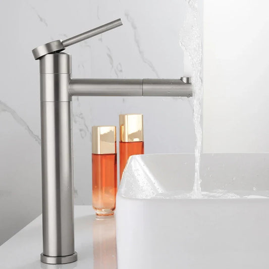 Artfan 360 Rotating Basin Faucet Deck Mounted Single Handle Mixer Tap