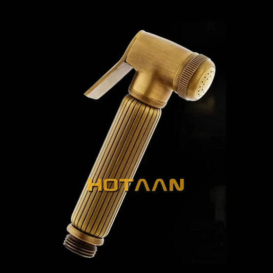 Artfan Antique Brass Bidet Faucet Hygienic Muslim Shower Sprayer