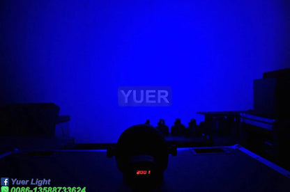 Artfan 60W COB LED Par Light with Barn Doors and DMX Controller for Stage Effects