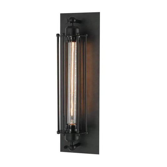 Artfan lighting Black Vintage Industrial Wall Sconce for Bedroom Garage Porch Living Room