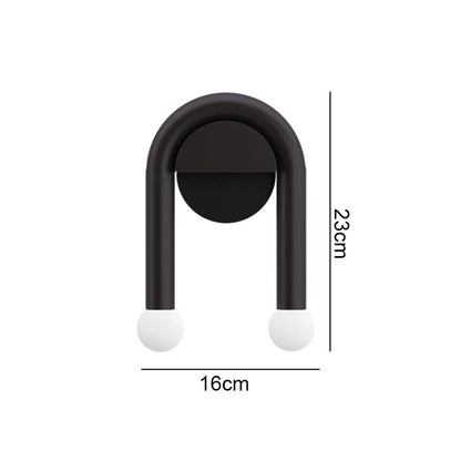 Artfan lighting Black LED Wall Lamp: Modern Nordic Indoor Sconces for Living Bedroom Bathroom