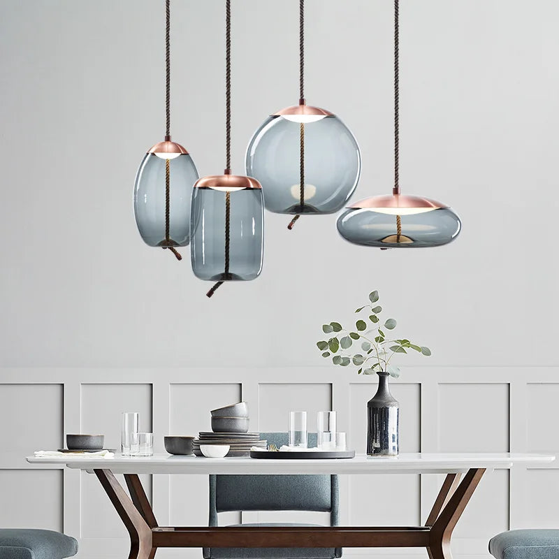 Artfan  Glass Pendant Light Shade Bedroom Kitchen Nordic Luminaria Deco Bedside