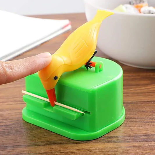 Artfan lighting Birdie Toothpick Holder: Cute Kitchen Storage Dispenser Box for Toothpicks