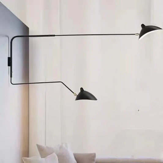Artfan lighting Black Serge Mouille Wall Lamp: Nordic Design, Creative Living Room Decor