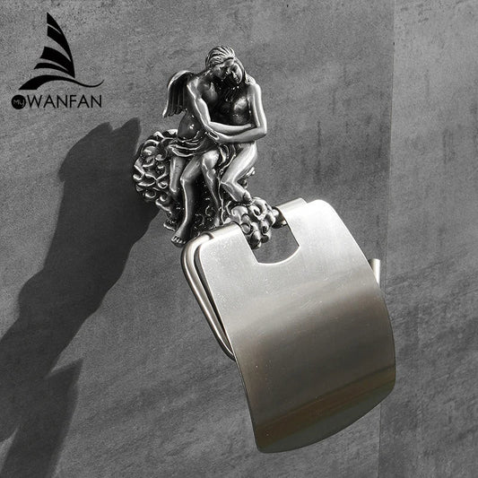 Artfan Antique Bronze Wall Mounted Toilet Paper Holder
